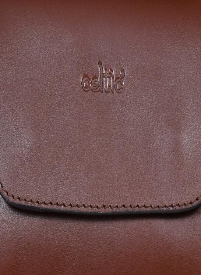 Celtic Women’s Genuine Leather Crossbody Sling Bag | Stylish Shoulder Bag with Adjustable Strap, Extra Storage, and Versatile Design | Perfect for Women and Girls. - Image 2